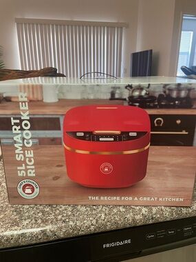 5L Smart Rice Cooker - Red